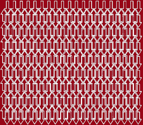 Naklejka strzałki 1x2cm 340 szt naklejki ciemno czerwony matowy