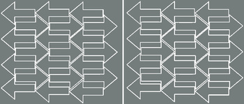 Naklejka strzałki 7x4,5cm 42 sztuki naklejki szary z połyskiem