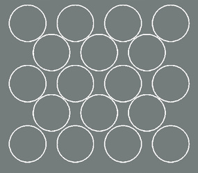 Naklejka koła 10 cm naklejki kółka kropki 18 sztuk szary matowy