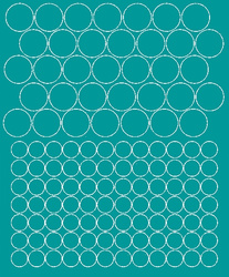 Naklejka na rower kask naklejki koła 119 sztuk turkusowy połysk