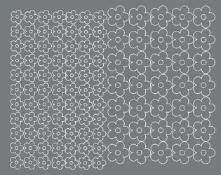 Naklejka na rower kask kwiaty kwiatki 112 sztuk szary matowy