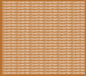 Naklejki cyfry samoprzylepne 5 mm miedziany matowy