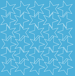 Naklejki gwiazdki 10 cm gwiazdy samoprzylepne 30 szt. jasnoniebieski matowy