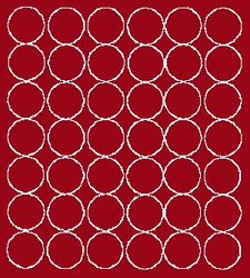 Naklejka koła 3 cm naklejki kropki 42 szt ciemno czerwony połysk