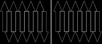 Naklejka strzałki 15x4cm 20 sztuk naklejki czarny z połyskiem