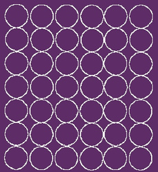 Naklejka koła 3 cm naklejki kółka grochy kropki 42 sztuki fioletowy matowy
