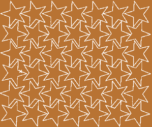 Naklejki gwiazdki 4 cm gwiazdy samoprzylepne 42 szt. miedziany z połyskiem