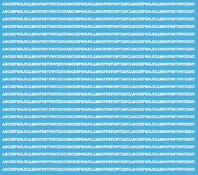 Naklejki litery samoprzylepne 3 mm jasnoniebieski matowy