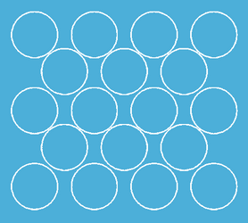 Naklejki koła 10 cm kółka grochy kropki 18 szt. jasnoniebieski matowy