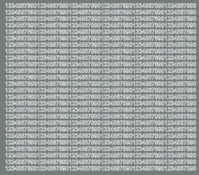 Naklejka cyfry samoprzylepne 5 mm naklejki szary z połyskiem