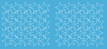 Naklejki gwiazdki 5 cm gwiazdy samoprzylepne 50 szt. jasnoniebieski z połyskiem