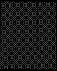 Naklejka koła 7 mm naklejki kółka kropki 720 sztuk czarny matowy