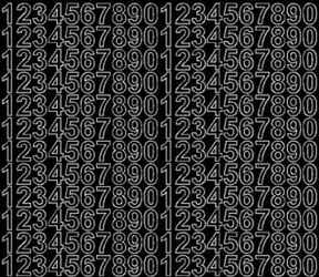 Naklejka cyfry samoprzylepne 1,5 cm naklejki czarny z połyskiem