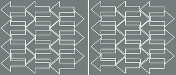 Naklejka strzałki 7x4,5cm 42 sztuki naklejki szary matowy