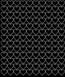 Naklejki serca walentynki 2 cm naklejka 130 sztuk czarny połysk