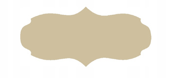 Etykieta na słoik 7,5x3 cm na przetwory 60 szt. beżowy matowy