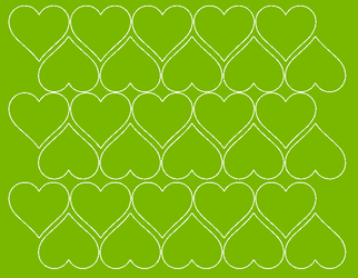 Naklejki serca walentynki 4 cm naklejka 30 sztuk  limonkowy zielony z połyskiem