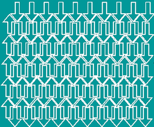 Naklejka strzałki 3x2cm 110 sztuk naklejki turkusowy matowy