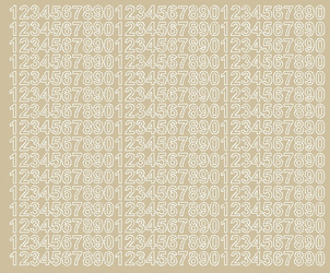 Naklejka cyfry samoprzylepne 1 cm naklejki beżowy połysk