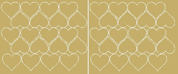 Naklejki serca walentynki 5 cm naklejka seduszko 40 sztuk złoty z połyskiem