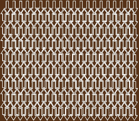 Naklejka strzałki 1x2cm 340 sztuk naklejki brązowy z połyskiem