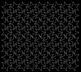 Naklejki gwiazdki 3 cm gwiazdy samoprzylepne 72 szt. czarny matowy