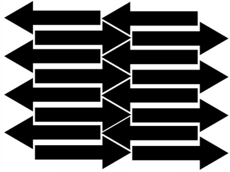 Naklejka strzałki 20x7 cm 16 sztuk naklejki czarny z połyskiem