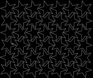 Naklejki gwiazdki 4 cm gwiazdy samoprzylepne 42 szt. czarny matowy