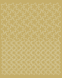 Naklejka na rower kask naklejki gwiazdki 124 sztuk złoty matowy