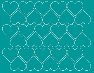 Naklejki serca walentynki 4 cm naklejka 30 szt turkusowy połysk