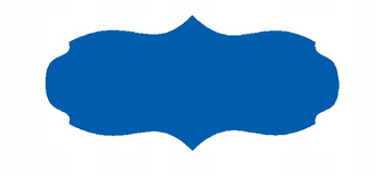 Etykieta na słoik 7,5x3 cm na przetwory 60 szt. niebieski matowy