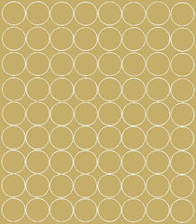 Naklejka koła 5 cm naklejki kółka kropki 72 sztuki złoty matowy