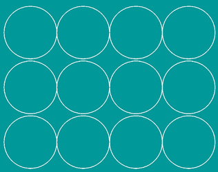 Naklejka koła 12 cm naklejki kółka kropki 12 szt turkusowy połysk
