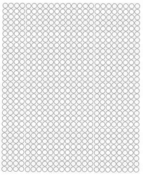 Naklejka koła 7 mm naklejki kółka kropki 720 sztuk biały matowy