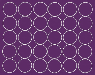 Naklejka koła 8 cm naklejki kółka kropki 30 szt fioletowy matowy
