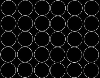 Naklejka koła 7 cm naklejki kółka kropki 30 sztuk czarny matowy