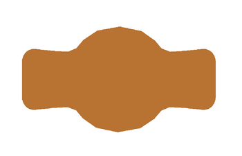 Etykiety na przetwory – 72 szt. o rozmiarze 7x4 cm miedziany matowy