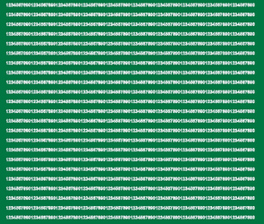 Naklejka cyfry samoprzylepne 3 mm naklejki zielony z połyskiem