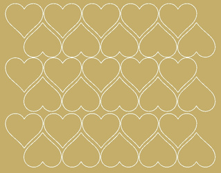 Naklejki serca walentynki 4 cm naklejka 30 szt złoty z połyskiem