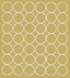Naklejka koła 3 cm naklejki kółka grochy kropki 42 sztuki złoty matowy