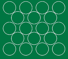 Naklejka koła 10 cm naklejki kółka grochy kropki 18 sztuk zielony matowy