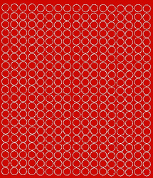 Naklejka koła 1 cm naklejki kółka kropki 357 szt czerwony połysk