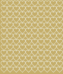 Naklejki serca walentynki 2 cm seduszko 130 sztuk złoty matowy