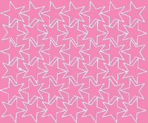 Naklejki gwiazdki 4 cm gwiazdy samoprzylepne 42 szt. różowy z połyskiem