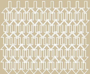 Naklejka strzałki 3x2cm 110 sztuk naklejki beżowy matowy