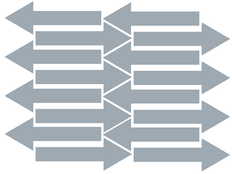 Naklejki strzałki, strzałka 20x7 cm 16 szt. srebrny z połyskiem