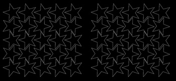 Naklejki gwiazdki 5 cm gwiazdy samoprzylepne 50 szt. czarny z połyskiem