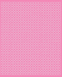 Naklejka koła 7 mm naklejki kółka kropki 720 szt różowy połysk.