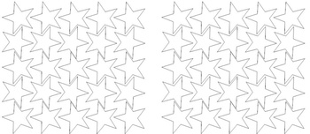 Naklejki gwiazdki 5 cm gwiazdy samoprzylepne 50 szt. biały z połyskiem