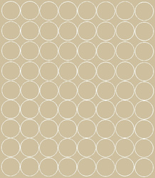 Naklejka koła 5 cm naklejki kółka kropki 72 sztuki beżowy połysk